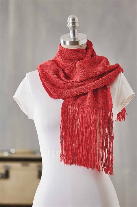 cashmere weaved scarves loomed.